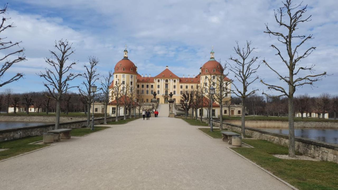 Ferienwohnung Moritzburg mit Pool Exterior foto